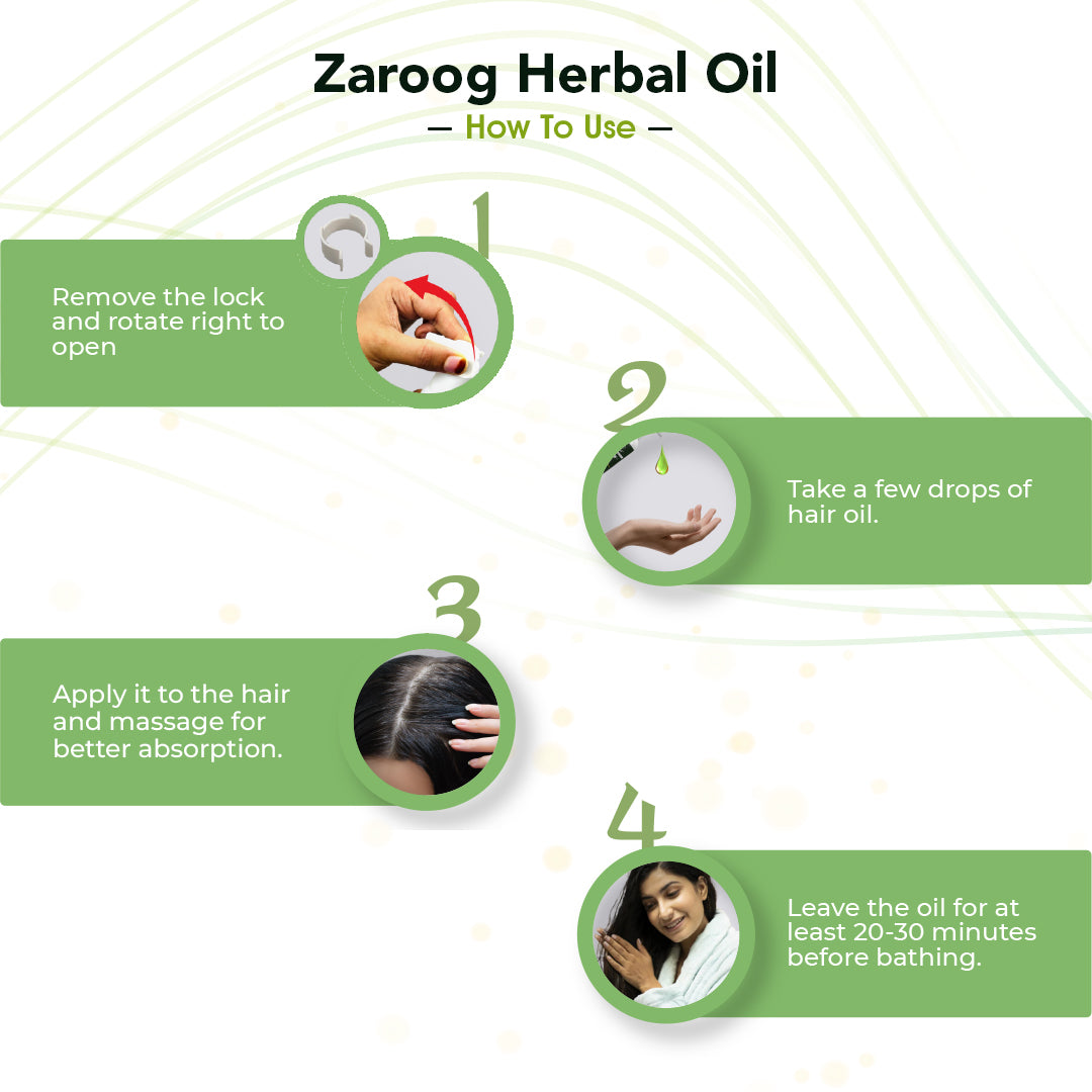 Zaroog herbal oil How To Use